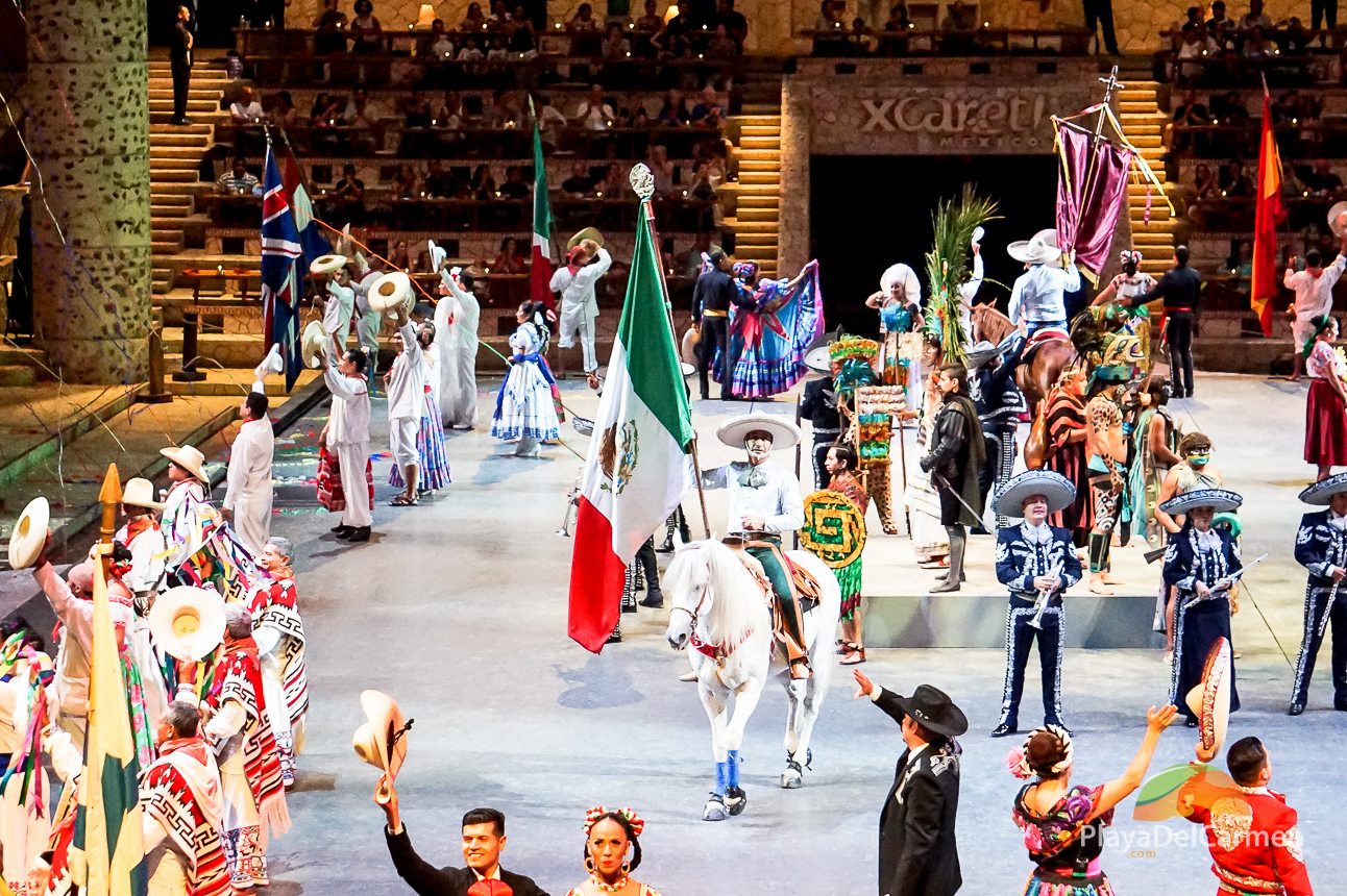 xcaret night show