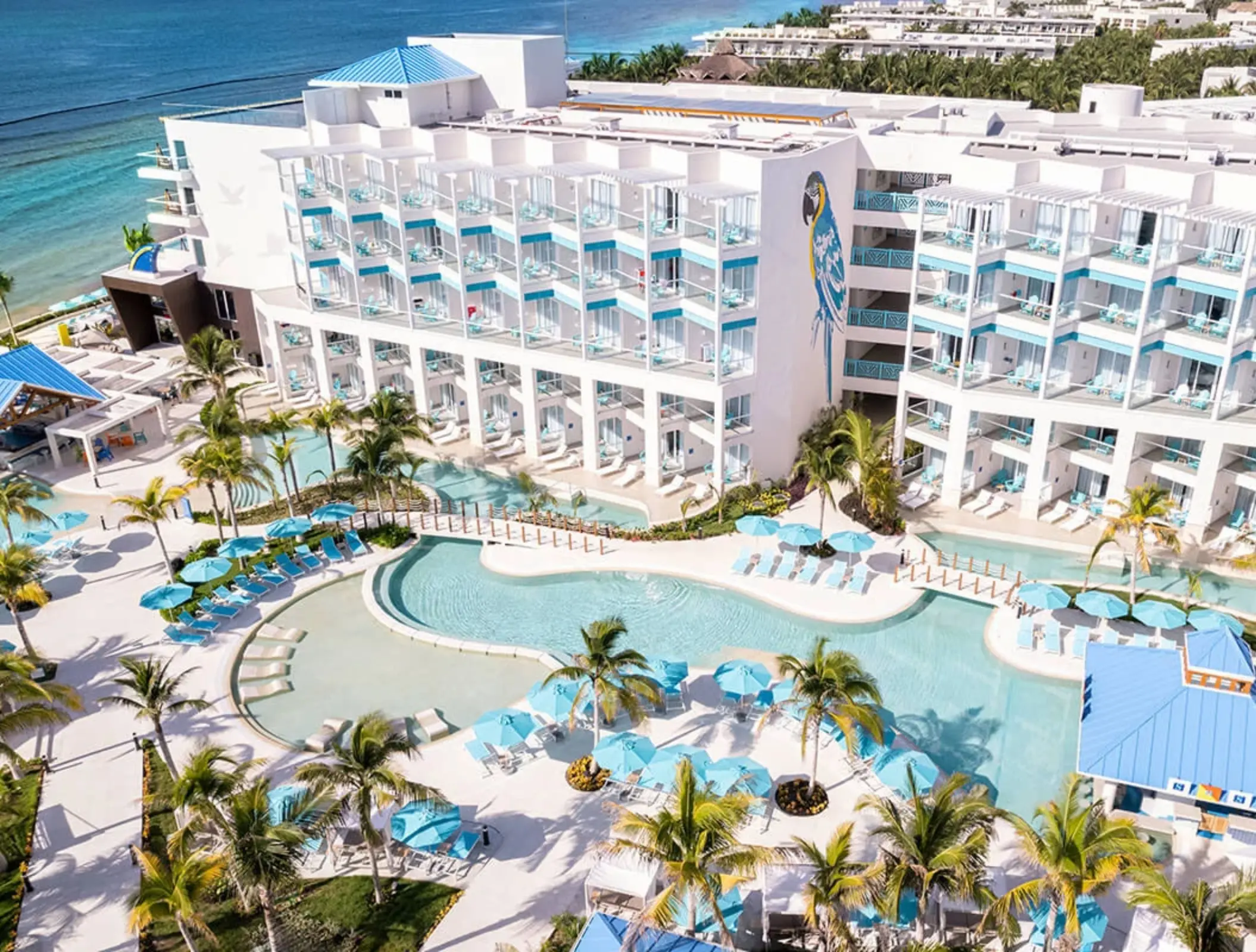 aerial view of Margaritaville Island Reserve Riviera Maya
