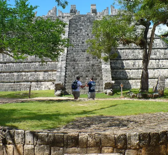 El Osario at Chichen Itza, a mysterious structure linked to sacred rituals and Mayan traditions