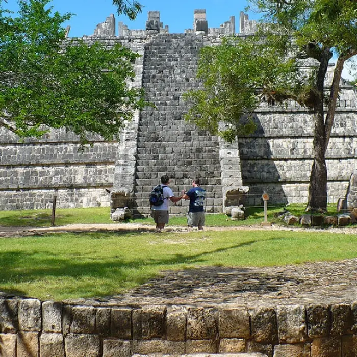 El Osario at Chichen Itza, a mysterious structure linked to sacred rituals and Mayan traditions