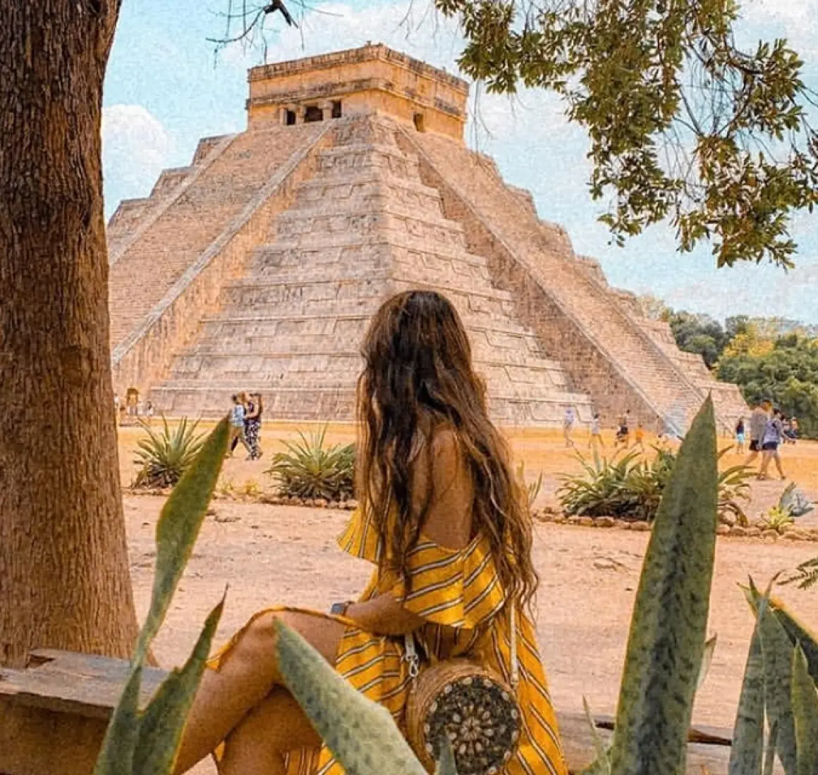A captivating portrait that embodies the spirit and heritage of Chichen Itza.