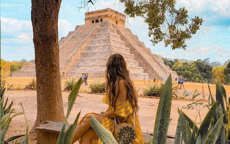 A captivating portrait that embodies the spirit and heritage of Chichen Itza.