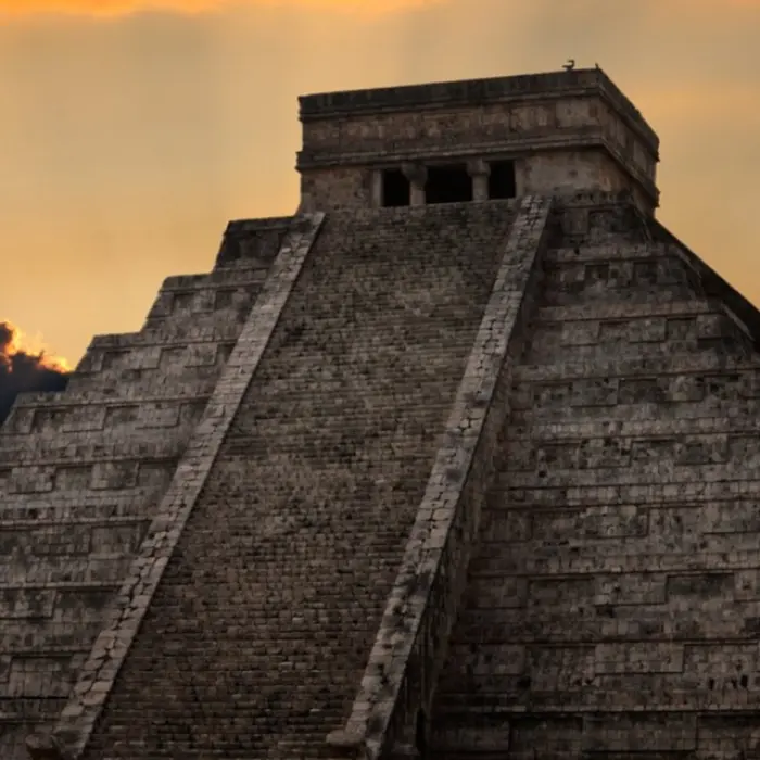 The iconic Kukulkan Pyramid at Chichen Itza, a symbol of Mayan ingenuity and astronomical expertise