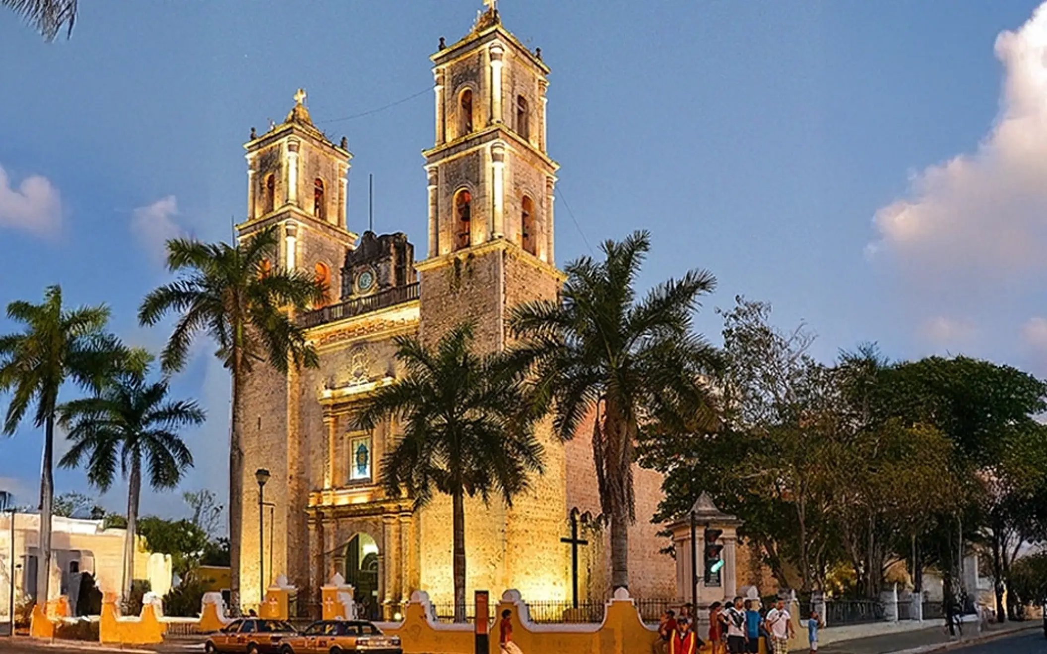 A charming view of Valladolid, the colonial town near Chichen Itza rich in history and culture.