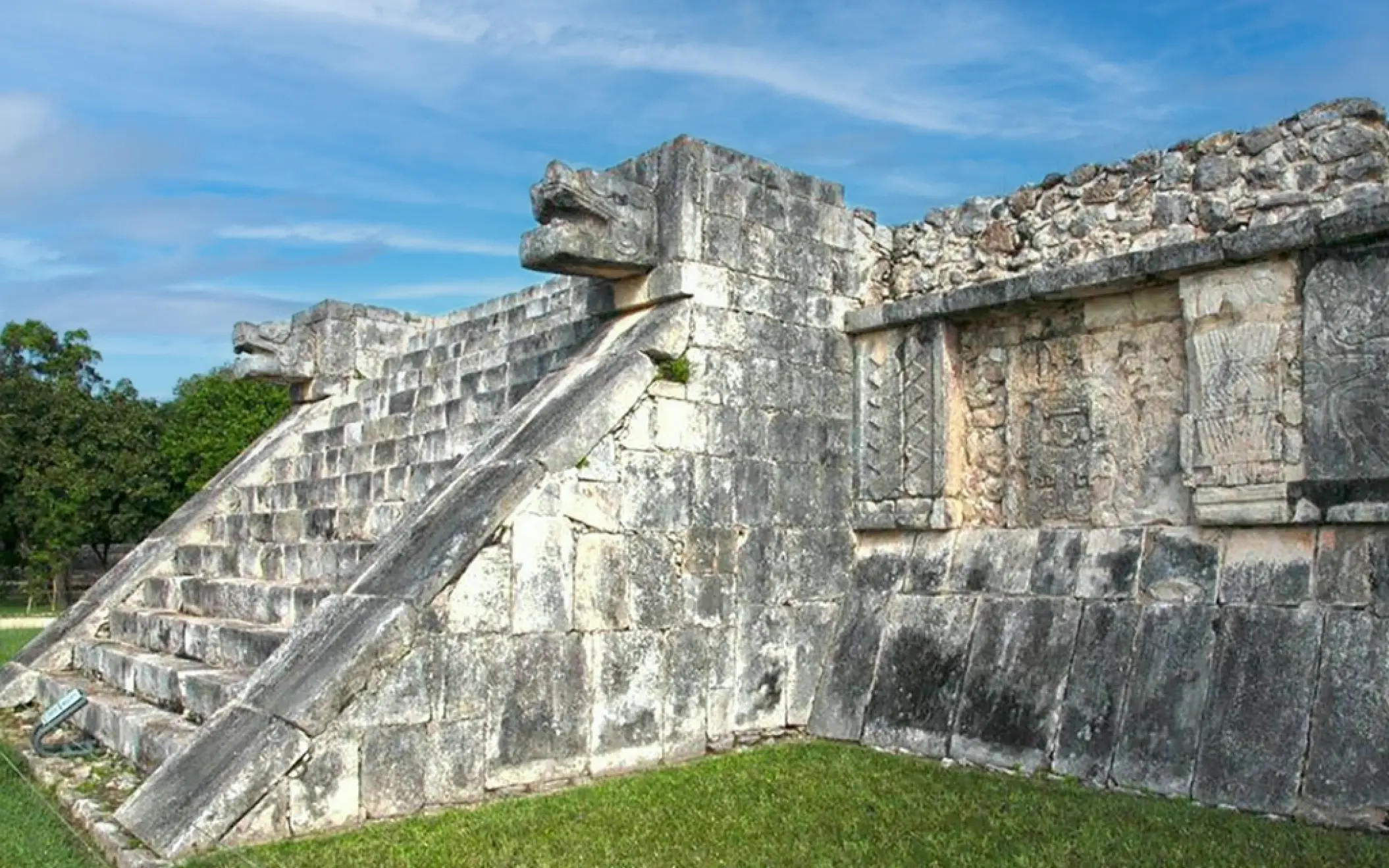 The Venus Platform at Chichen Itza featuring intricate carvings and ceremonial significance.