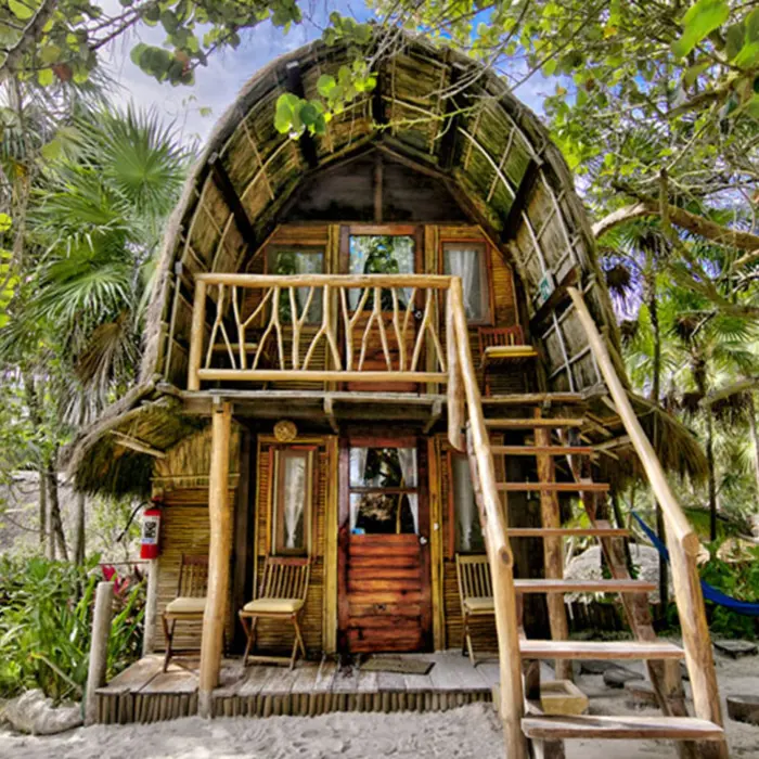 bali hut at Ahau Tulum