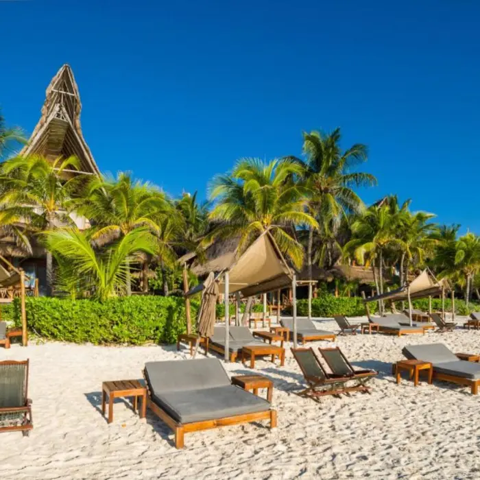 beach at Ahau Tulum