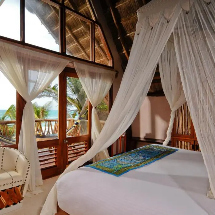 suite with sea views at Ahau Tulum