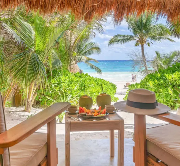 view from room at Ahau Tulum