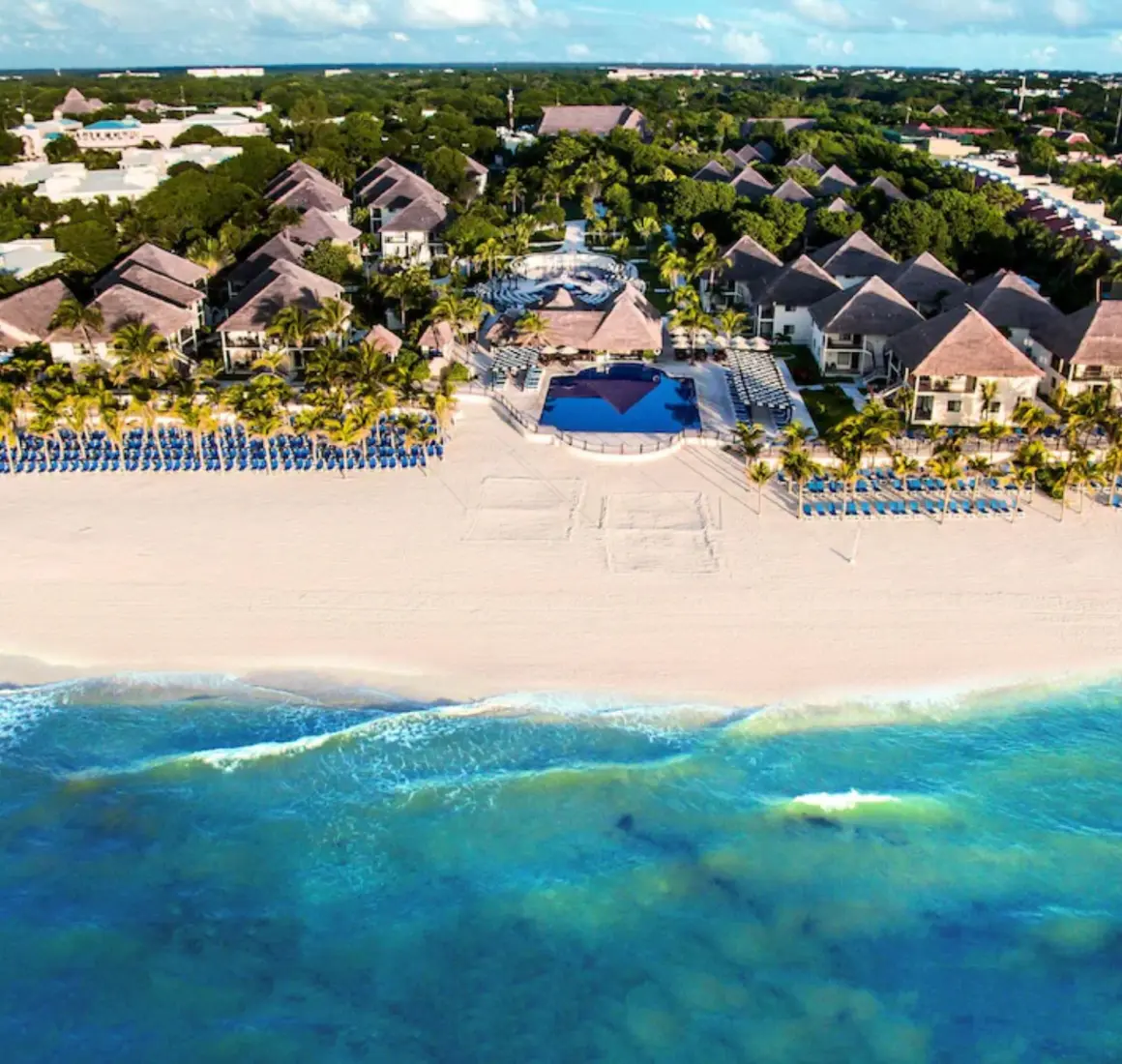 aerial view of Allegro Playacar