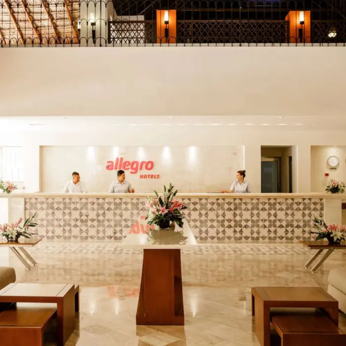 lobby at Allegro Playacar
