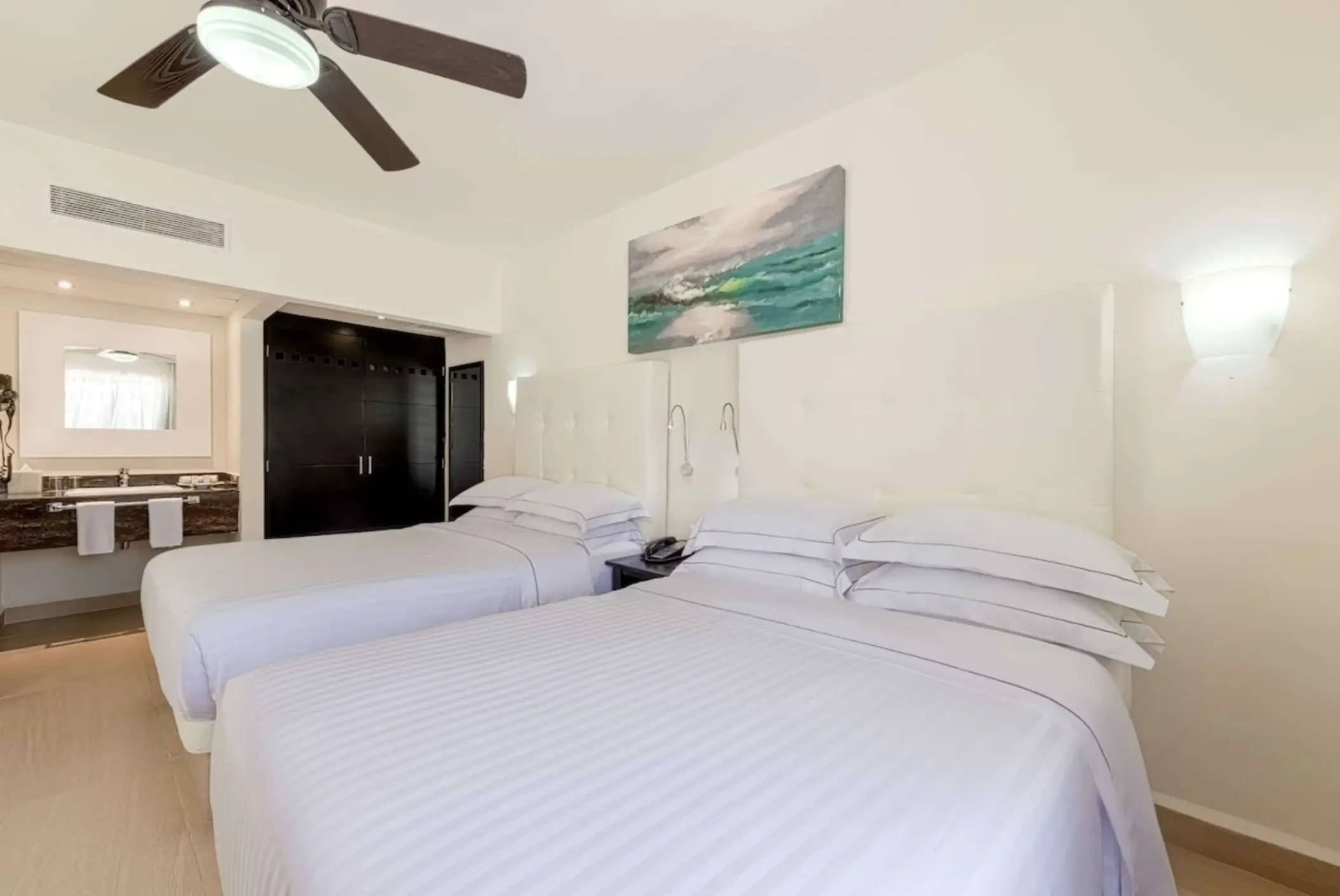 room with two beds at Allegro Playacar