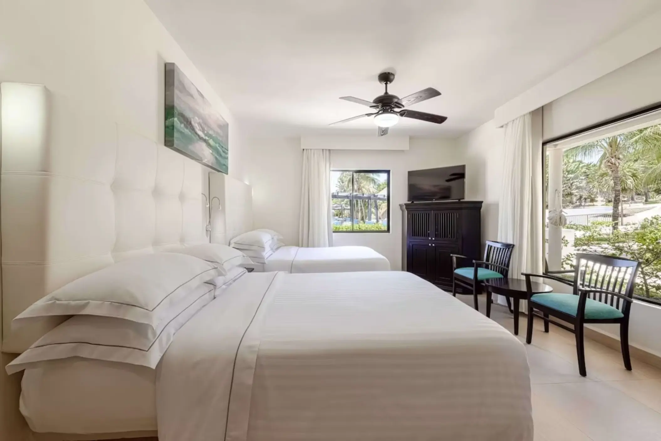 superior suite with two beds at Allegro Playacar