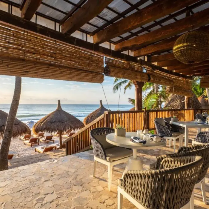 beachside restaurant at Ana y Jose Hotel