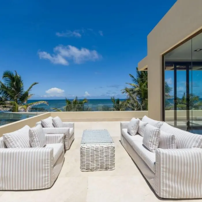 terrace of oceanview suite at Ana y Jose Hotel