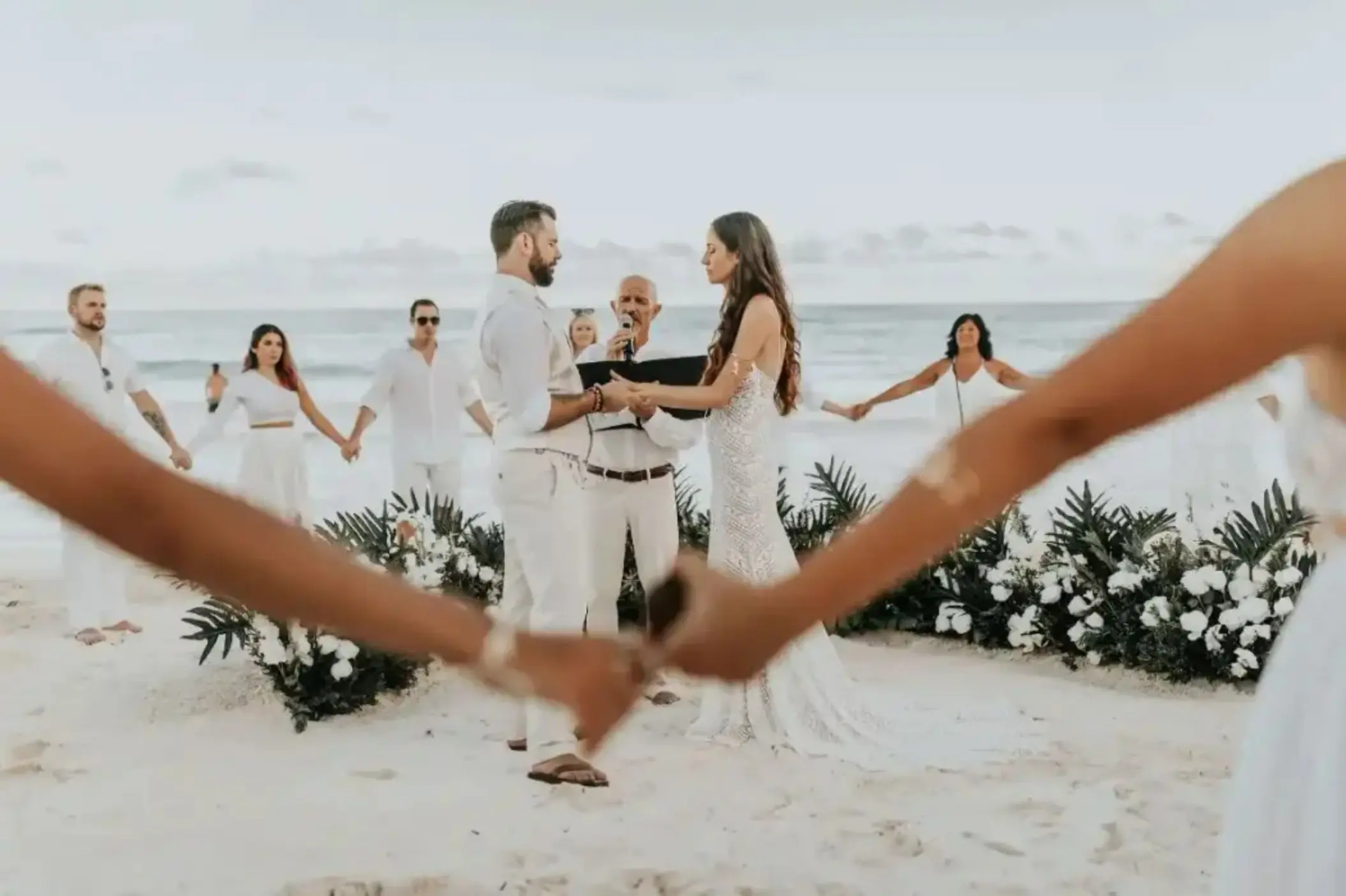 wedding on the beach at Ana y Jose Hotel