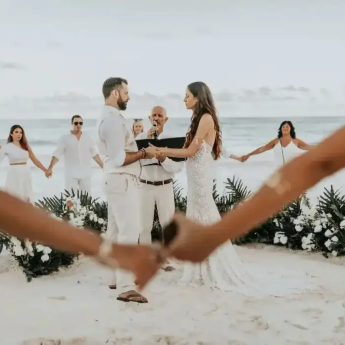 wedding on the beach at Ana y Jose Hotel