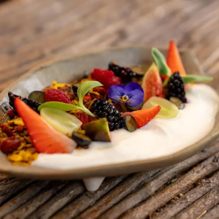 organic food at Azulik Tulum
