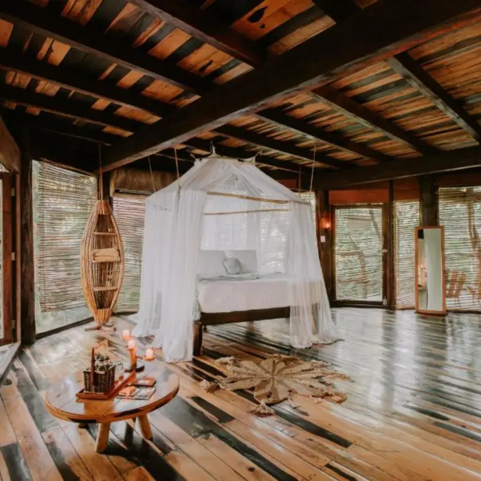 villa with outdoor tub at Azulik Tulum