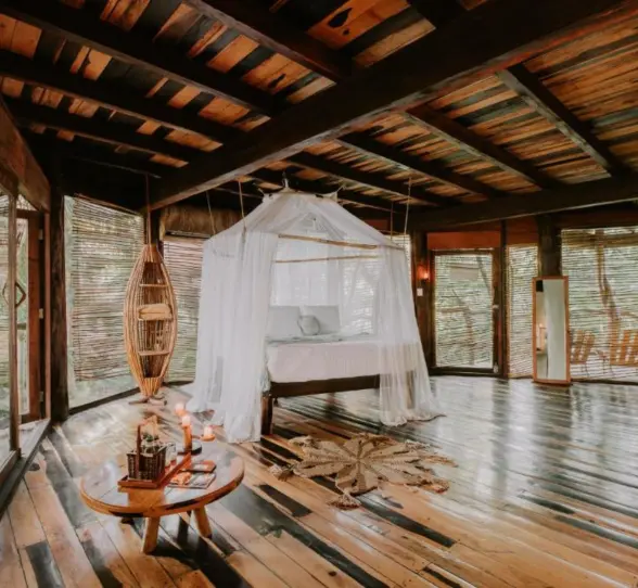 villa with outdoor tub at Azulik Tulum