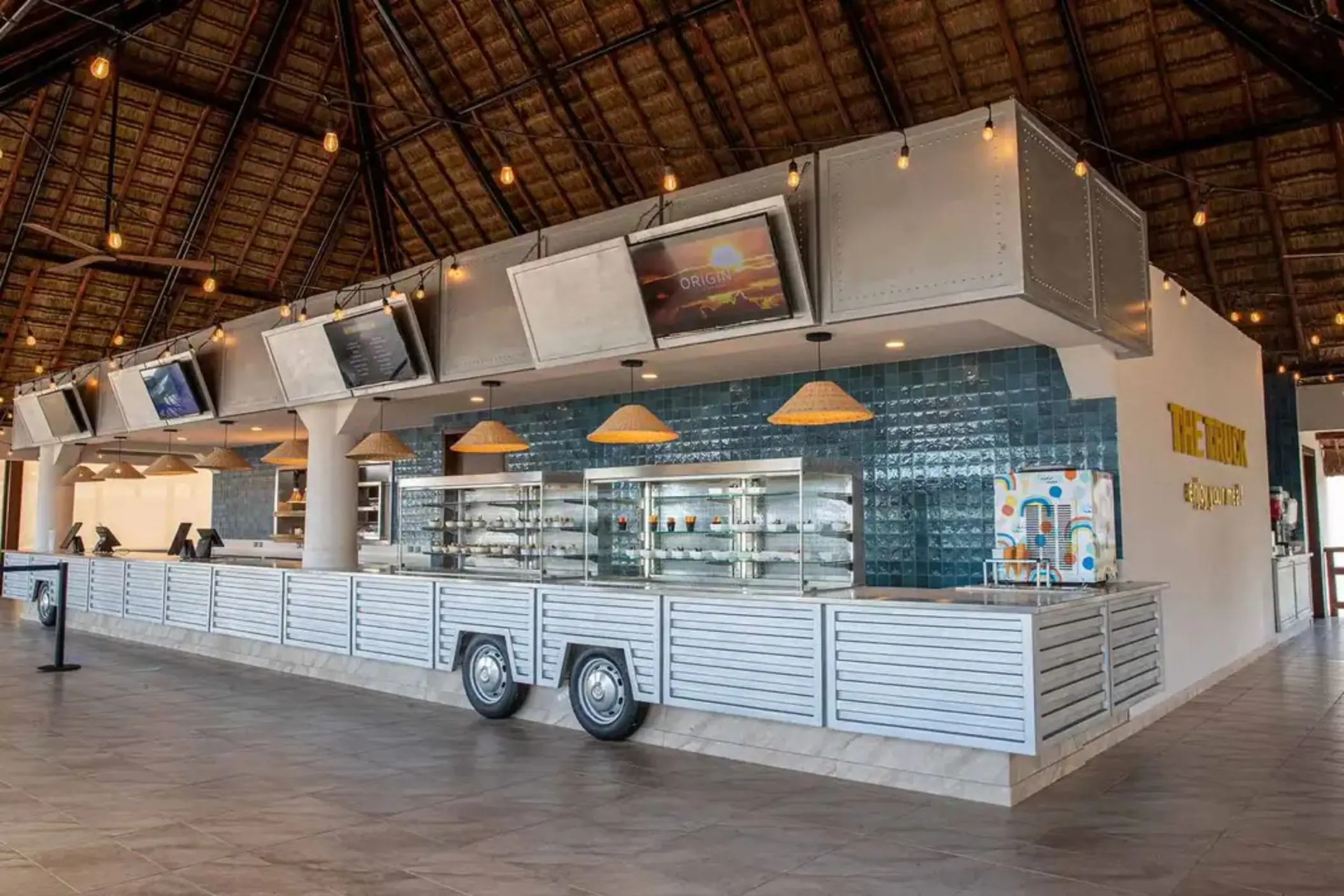 foodtruck restaurant at Bahia Principe Grand Tulum