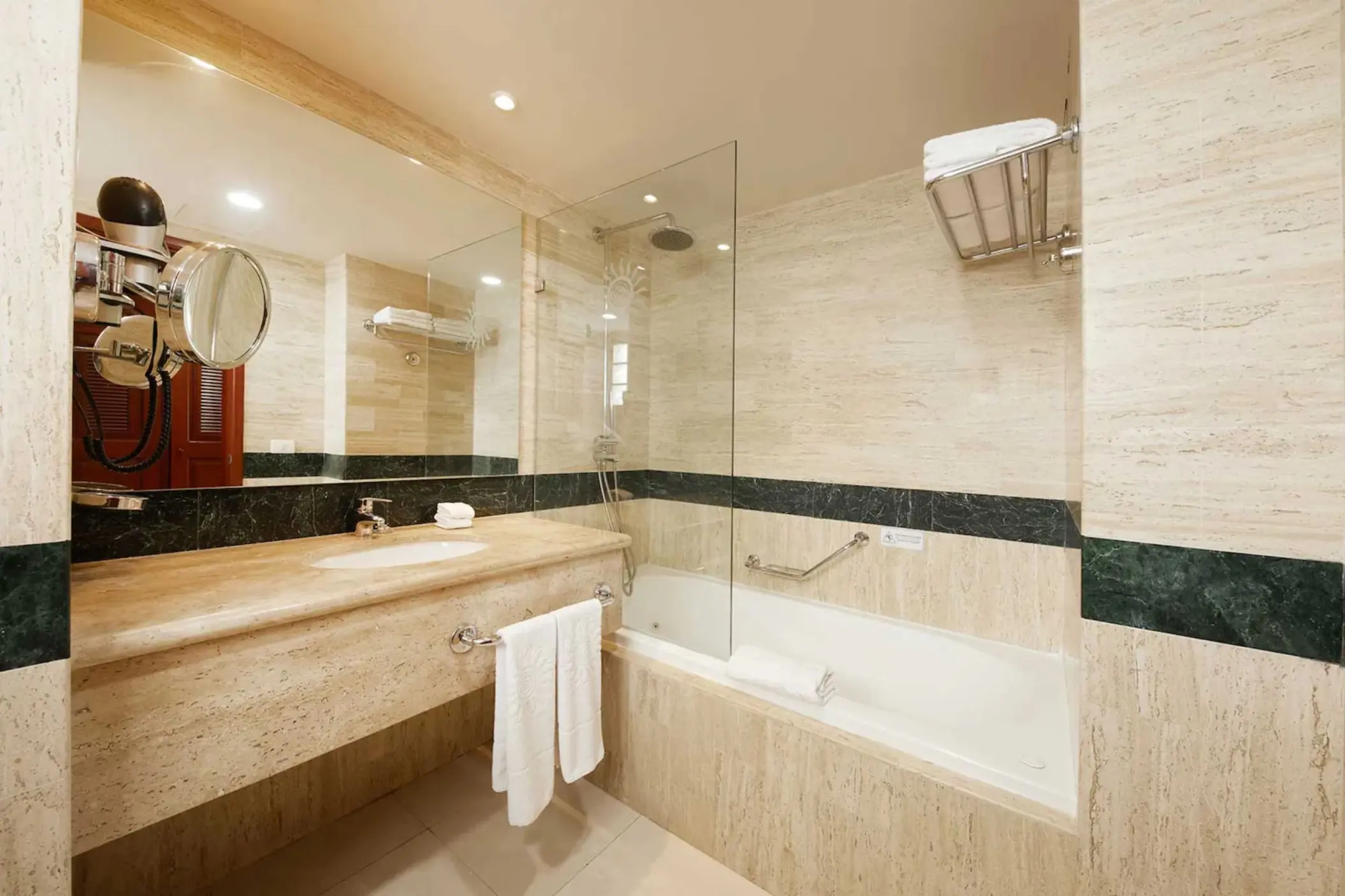 washroom of a suite at Bahia Principe Grand Tulum