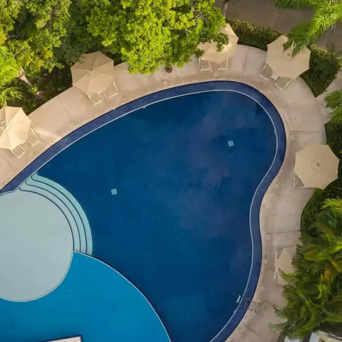 aerial view of pool at Bahia Principe Luxury Sian Ka'an