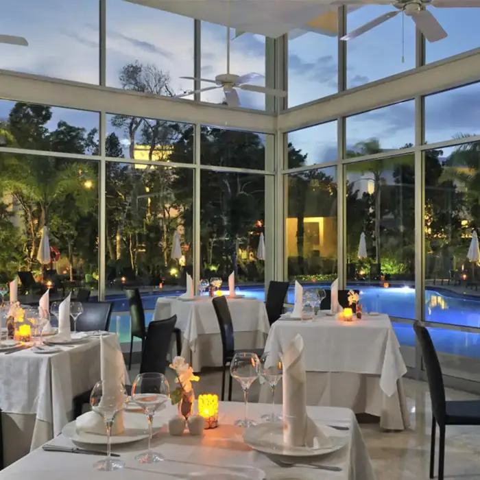 poolside restaurant at Bahia Principe Luxury Sian Ka'an