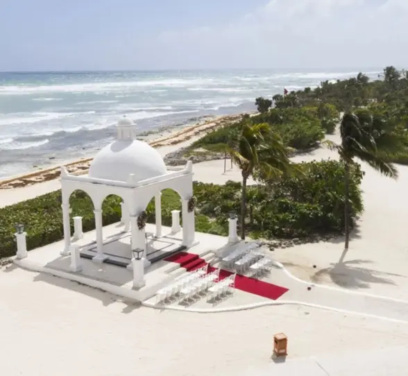 wedding gazebo venue at Bahia Principe Luxury Sian Ka'an