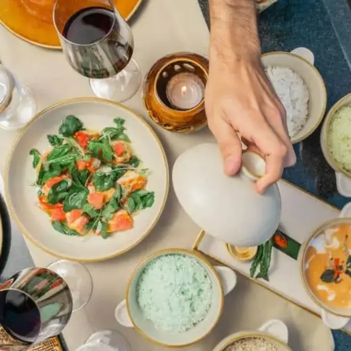 a delicious meal at Banyan Tree Mayakoba