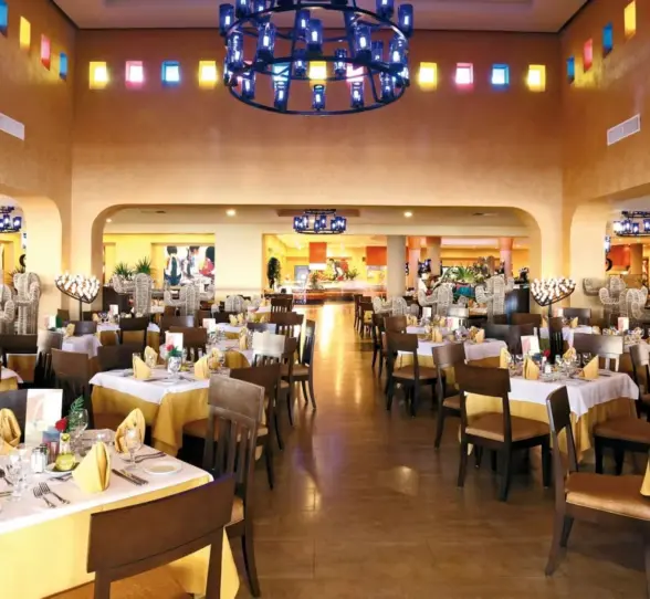 la hacienda restaurant at Barcelo Maya Palace