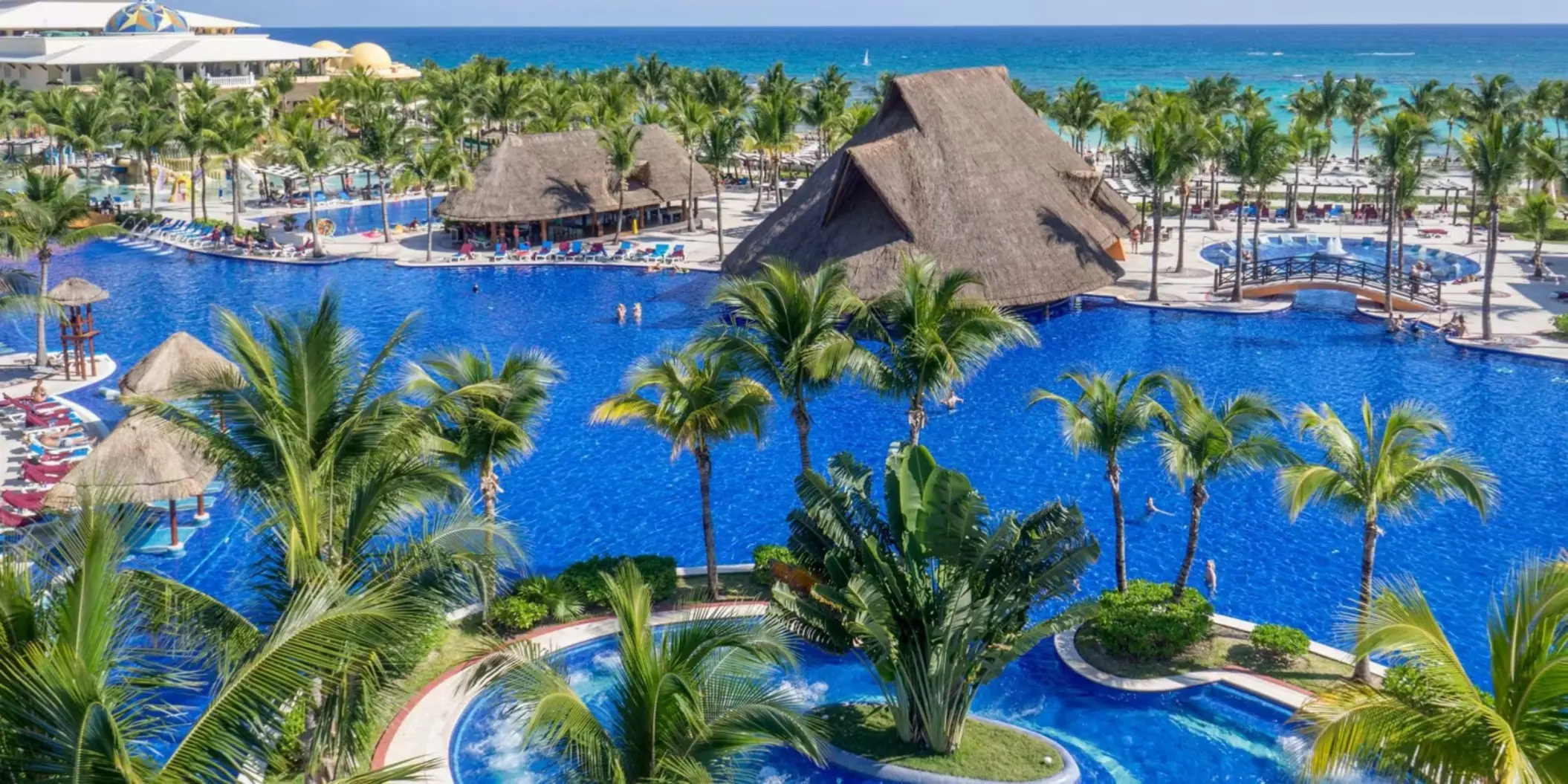 pools at Barcelo Maya Palace