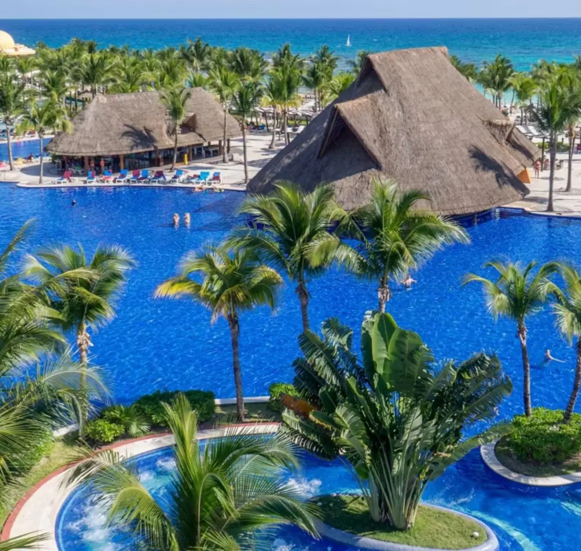 pools at Barcelo Maya Palace
