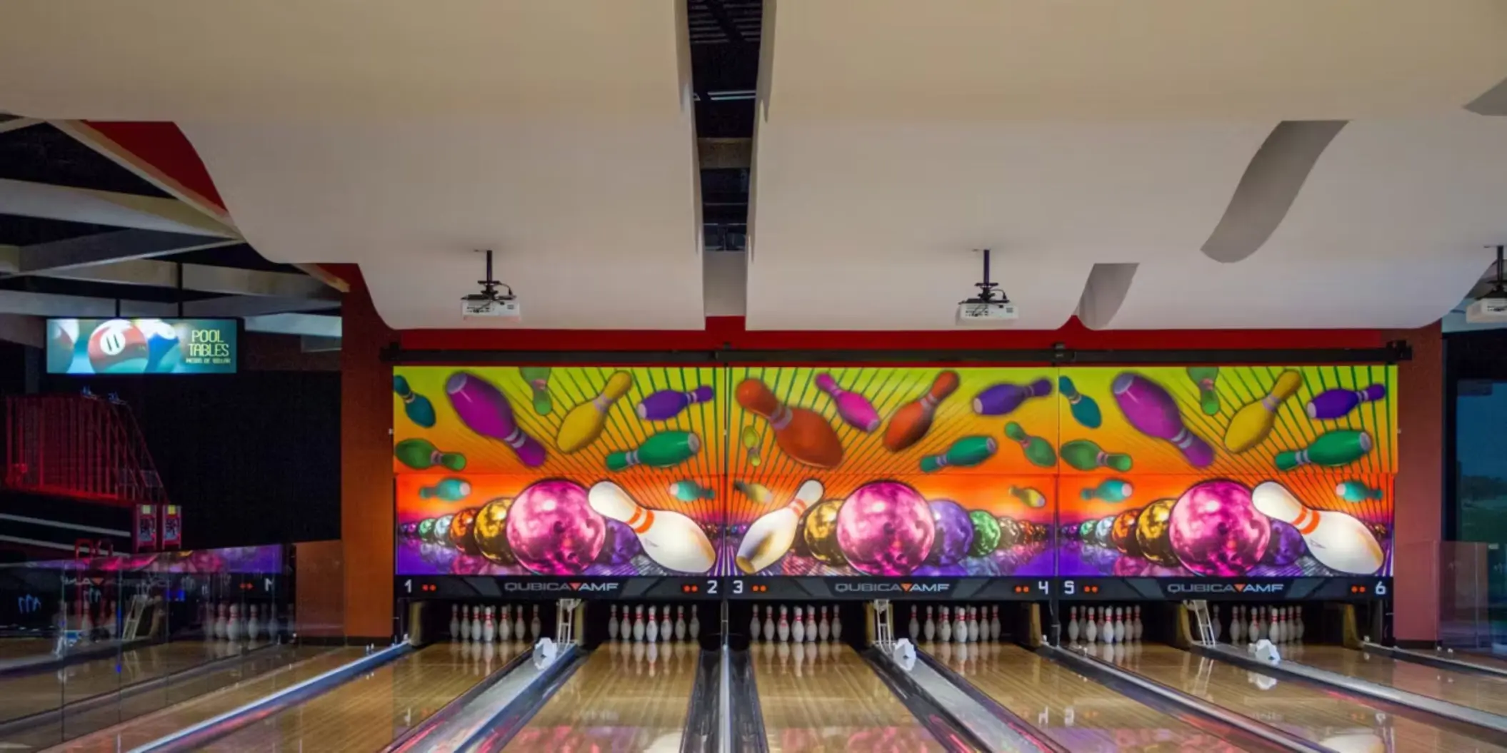 bowling alleys at Barcelo Maya Tropical