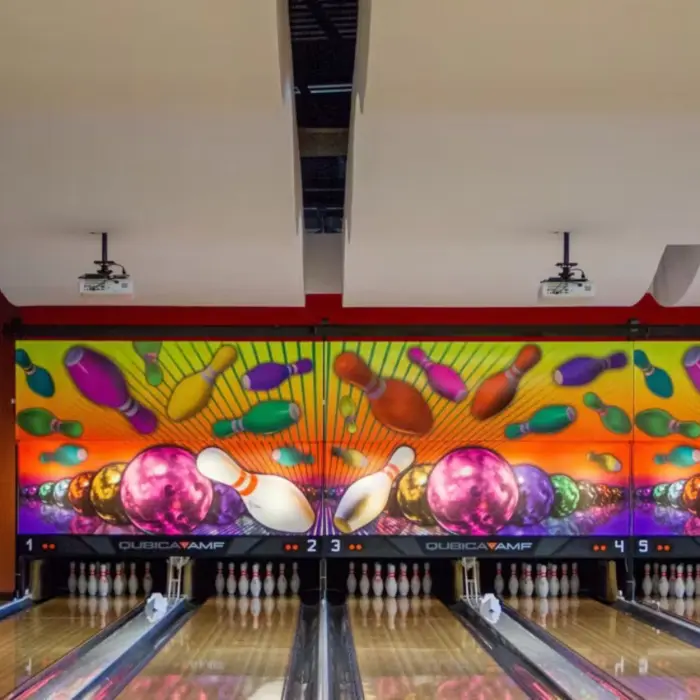 bowling alleys at Barcelo Maya Tropical