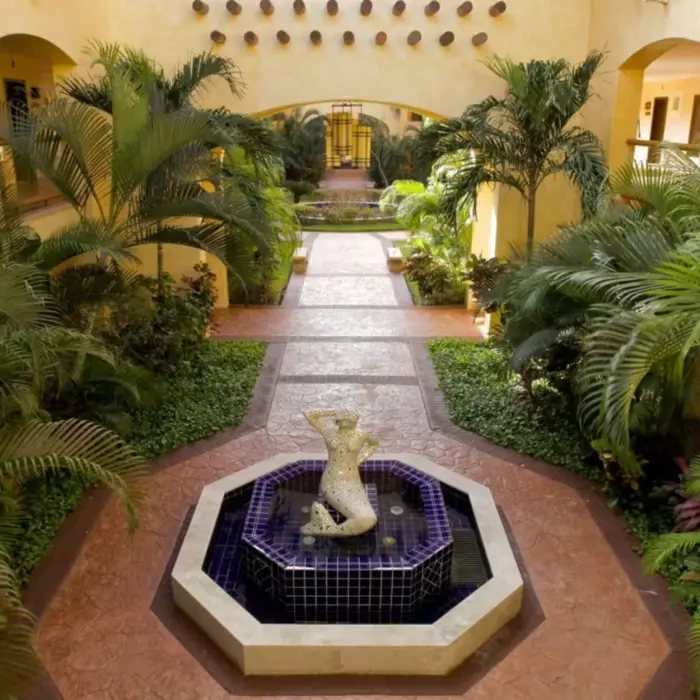 pathways at Barcelo Maya Tropical