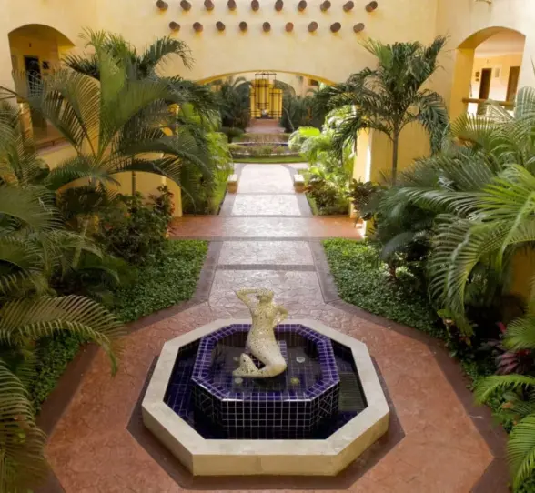 pathways at Barcelo Maya Tropical