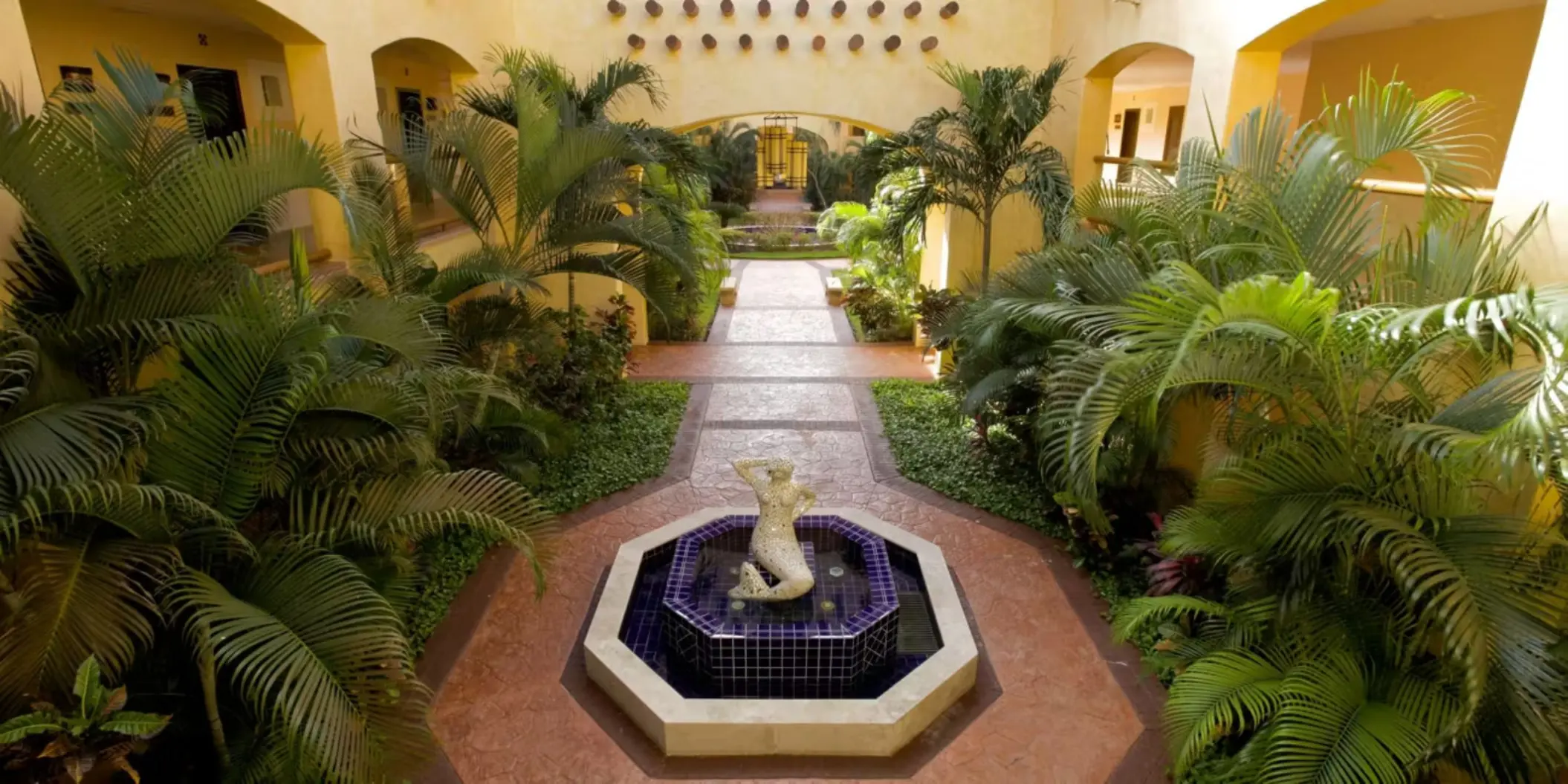 pathways at Barcelo Maya Tropical