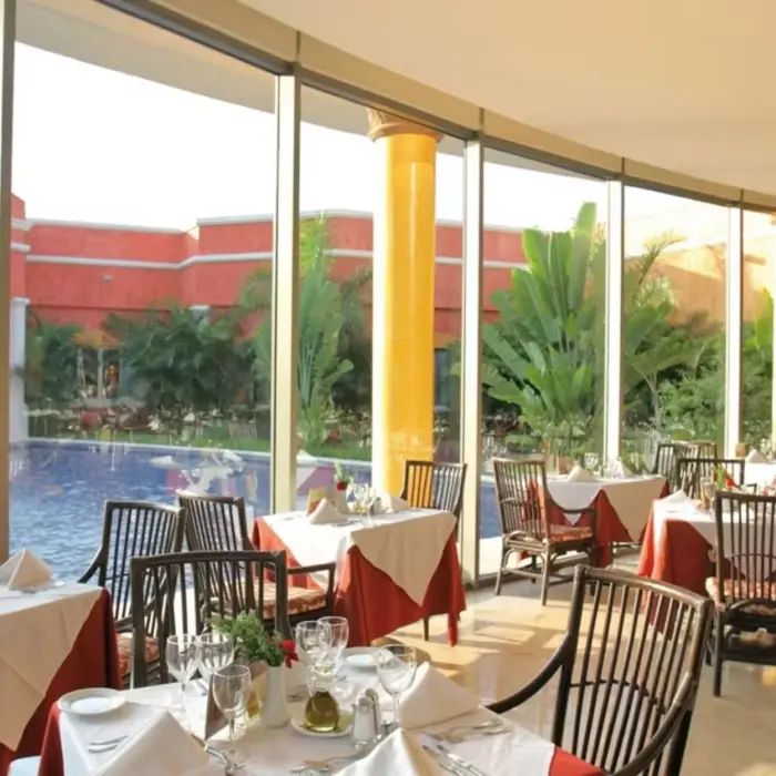 poolside restaurant at Barcelo Maya Tropical