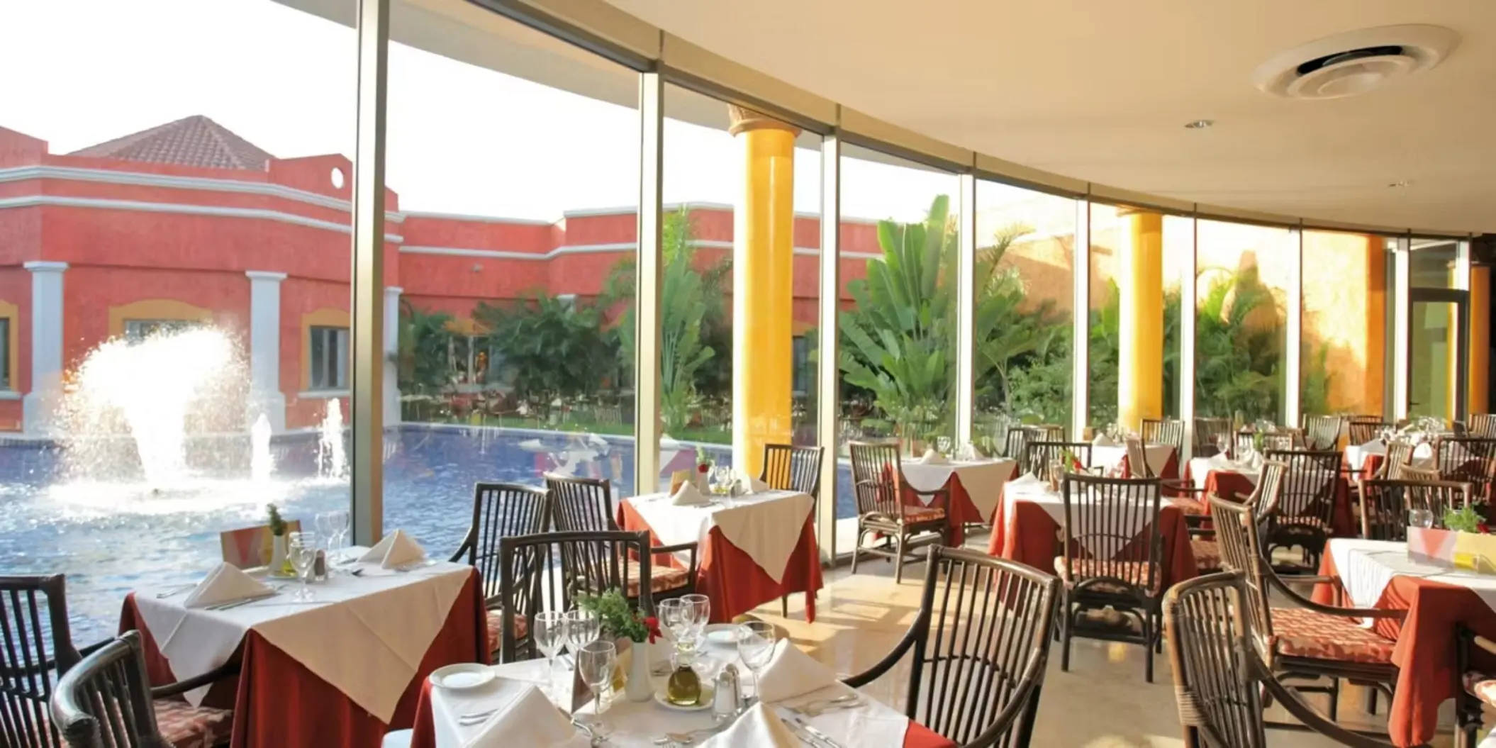 poolside restaurant at Barcelo Maya Tropical
