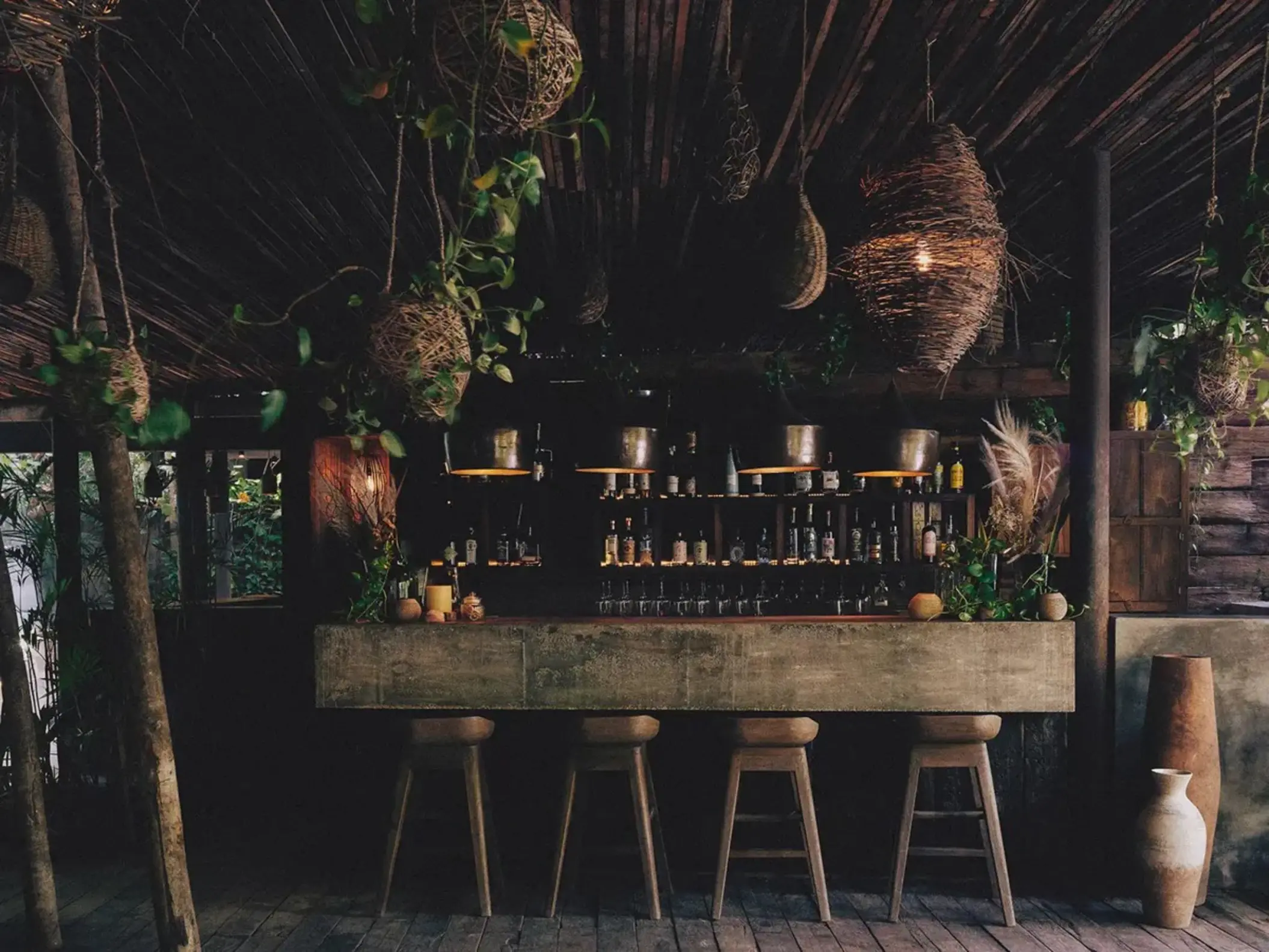 jungle bar at Be Tulum resort