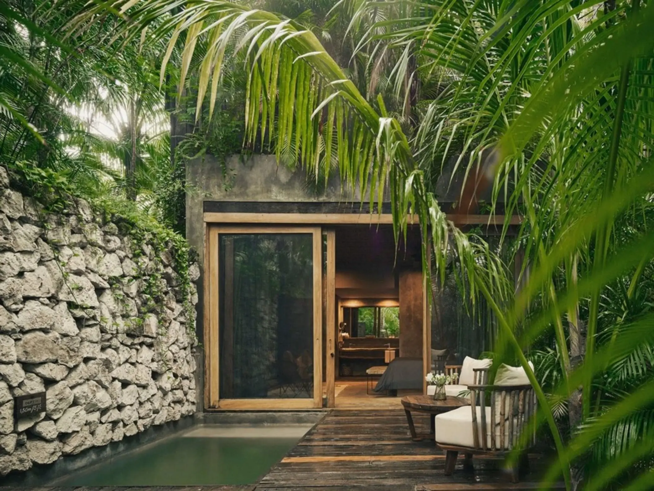 signature suite with plunge pool at Be Tulum resort