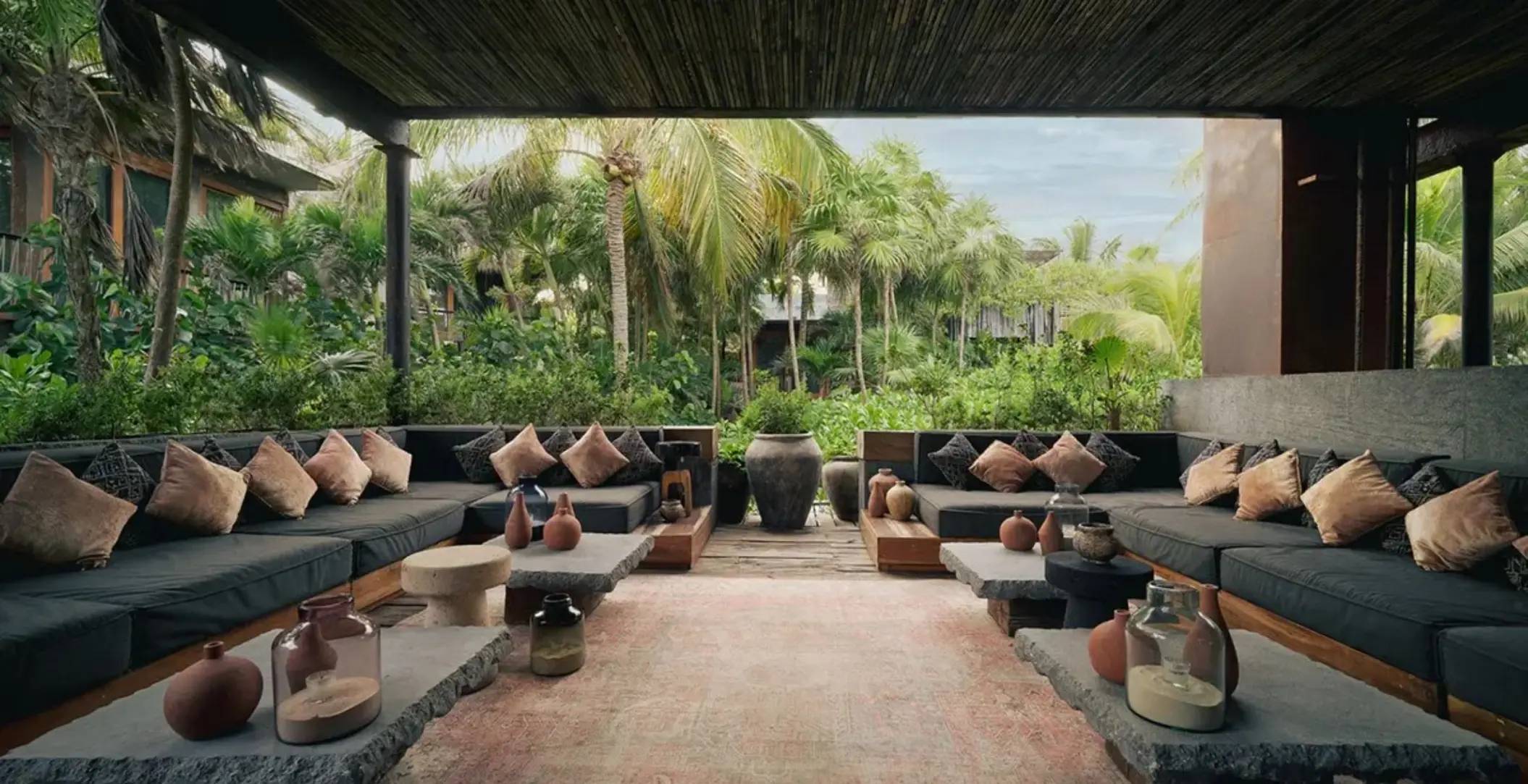 sky terrace event venue and restaurant at Be Tulum resort