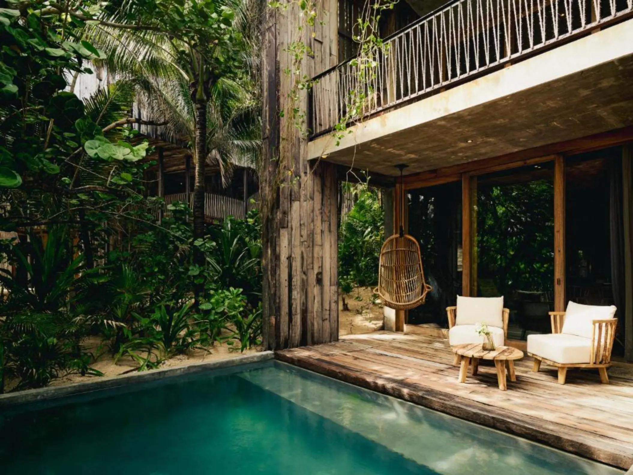 suite with pool at Be Tulum resort