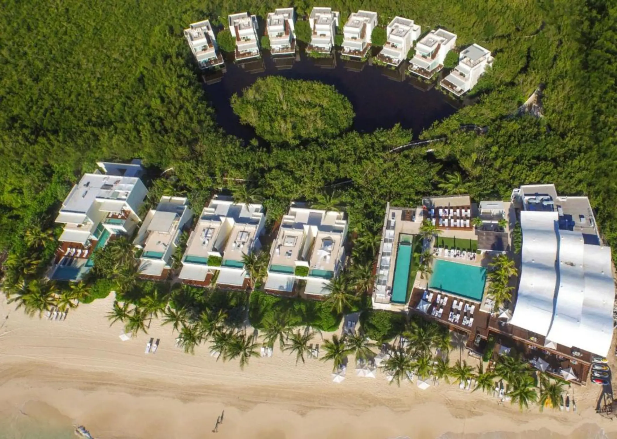 aerial view of Blue Diamond Luxury Boutique Hotel