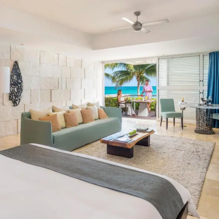 beachfront casitas at Blue Diamond Luxury Boutique Hotel