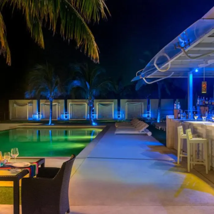 poolside bar at Blue Diamond Luxury Boutique Hotel