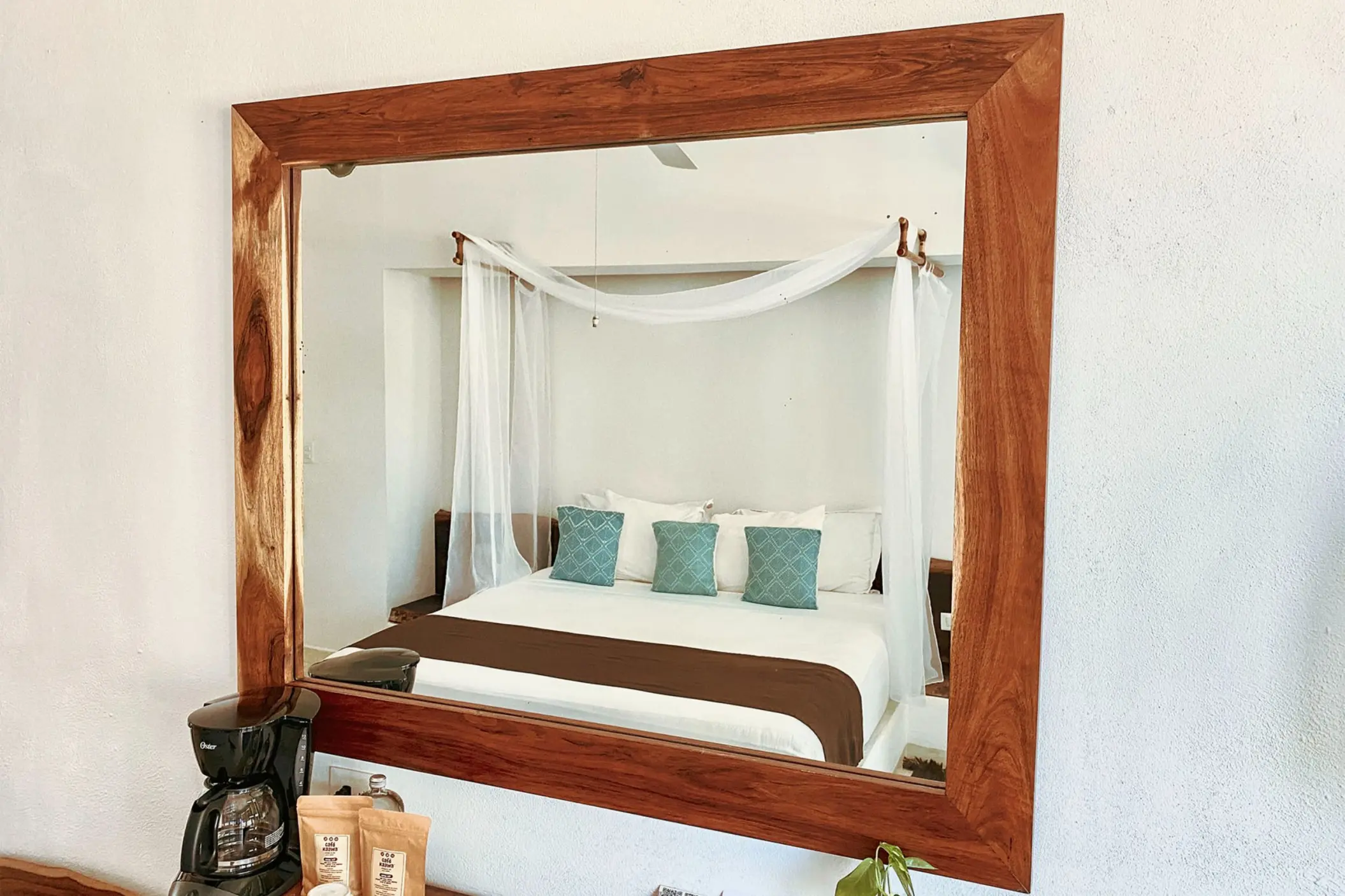 beachfront rooftop room at Cabanas Tulum Hotel