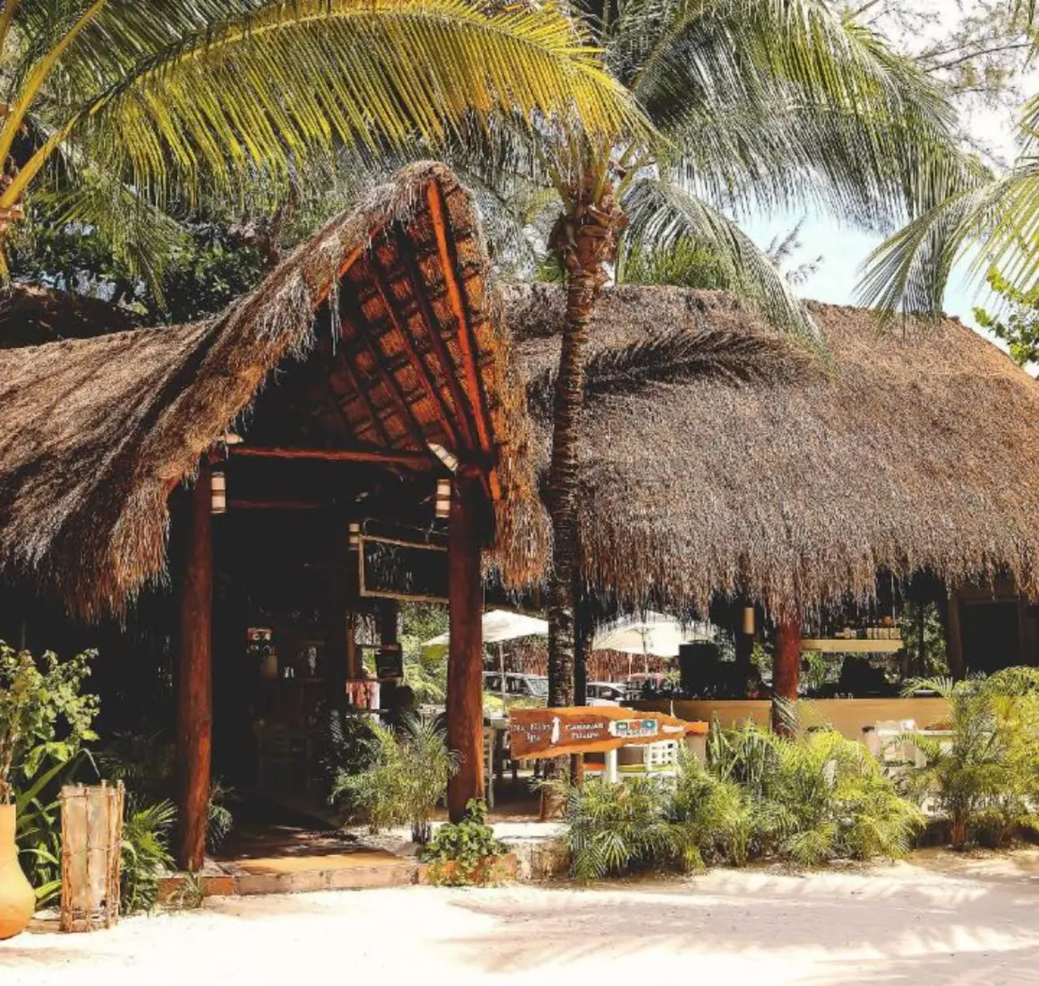 entrance to Cabanas Tulum Hotel