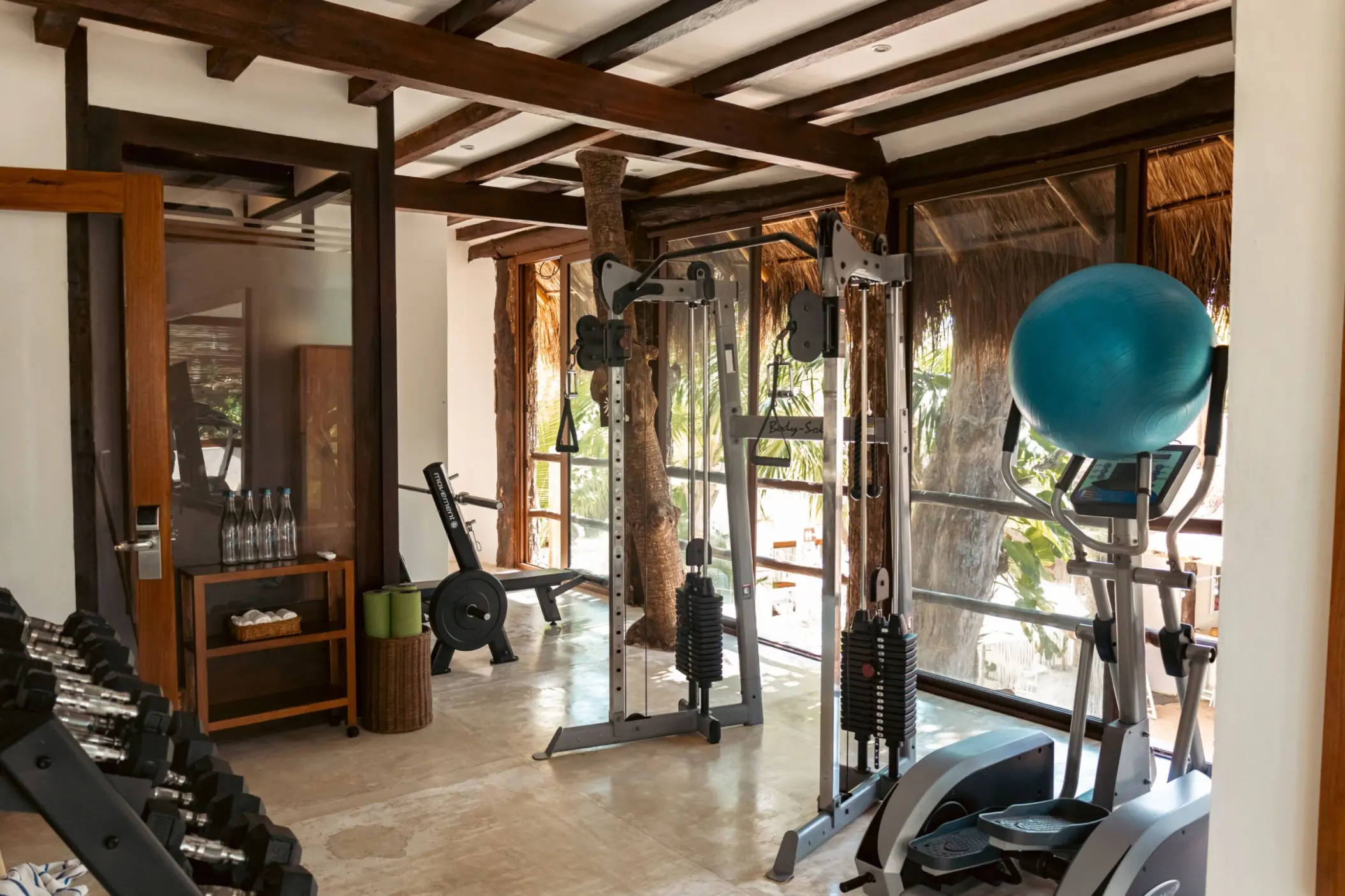 Cabanas Tulum Hotel gym